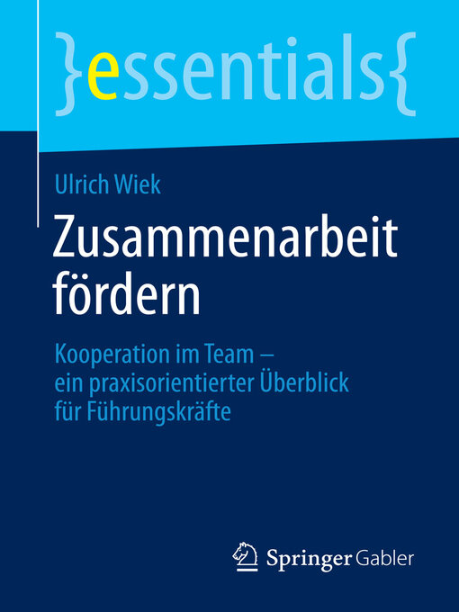 Title details for Zusammenarbeit fördern by Ulrich Wiek - Available